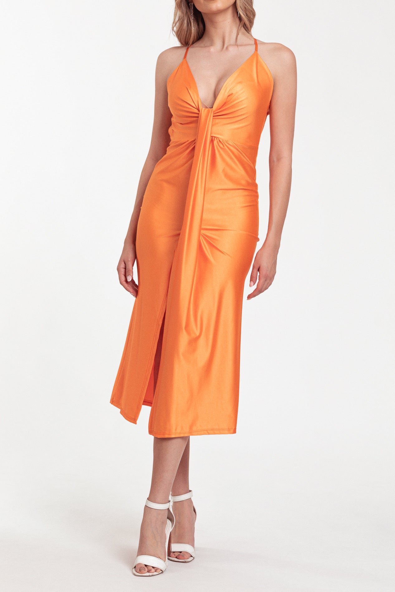Vestido Liz naranja